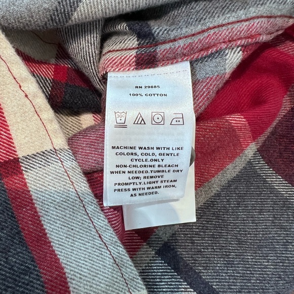 Pendleton Burnside flannel button up long sleeve shirt - Picture 10 of 13